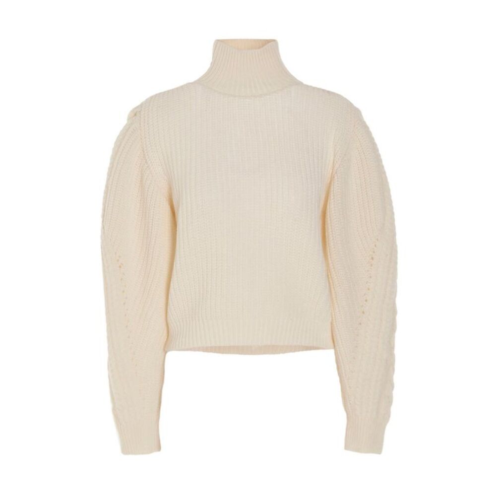 MIXIK White Wool Women's Cardigan